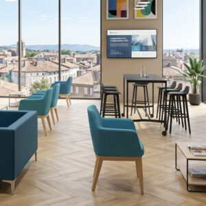 Fauteuil d'accueil ALASKA — SIMMIS Made in France