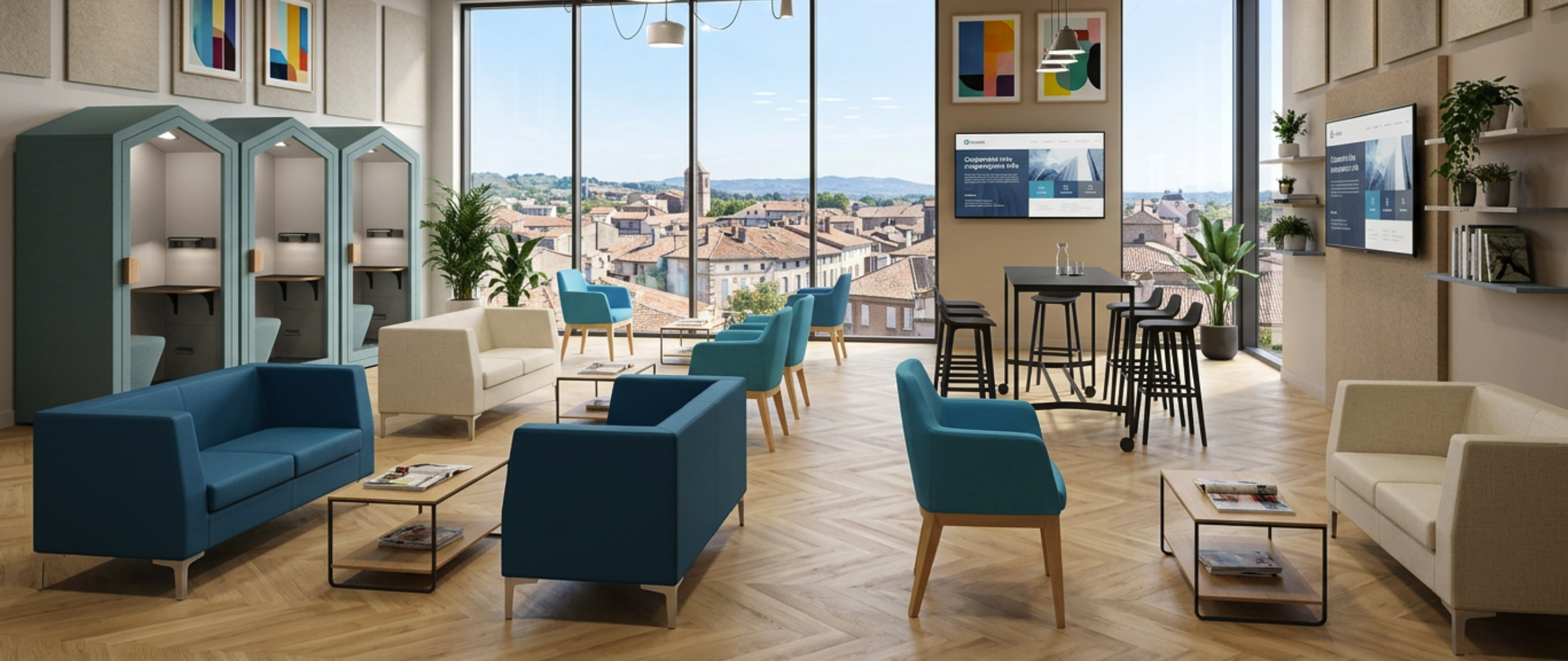 Fauteuil d'accueil JULIA — SIMMIS Made in France
