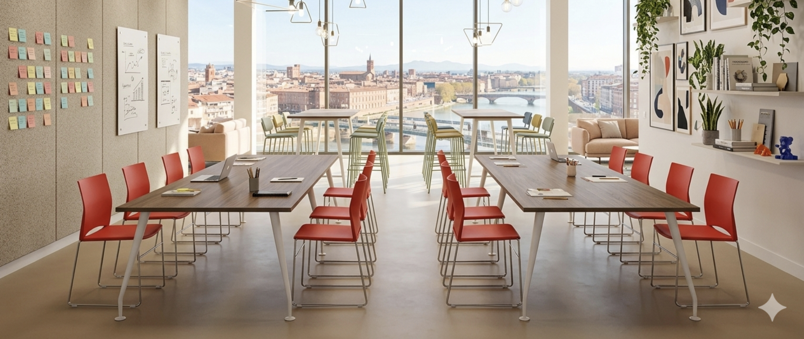 Chaise de reunion WEBY — SIMMIS Made in France