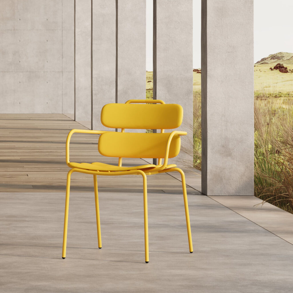 Chaise DAISY Simmis pour espace détente