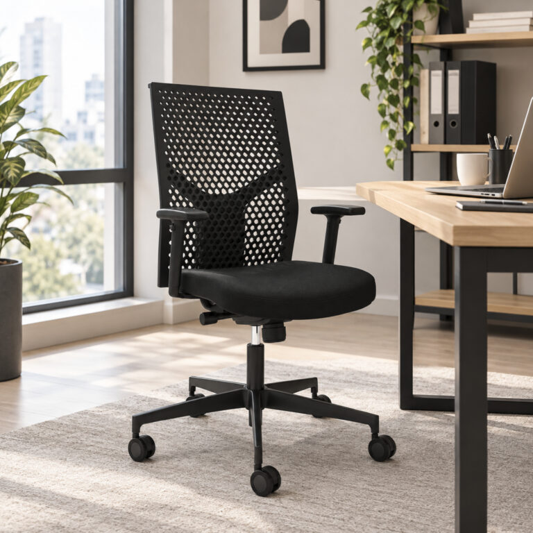 Fauteuil operateur BILBAO PP Noir (x7) — SIMMIS Made in France