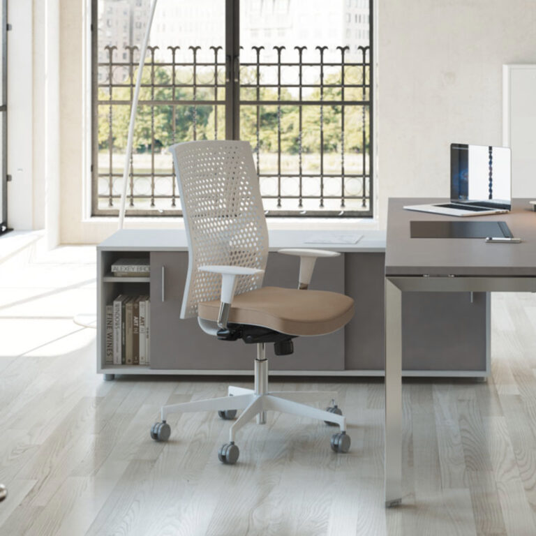Fauteuil operateur BILBAO PP Blanc (x2) — SIMMIS Made in France