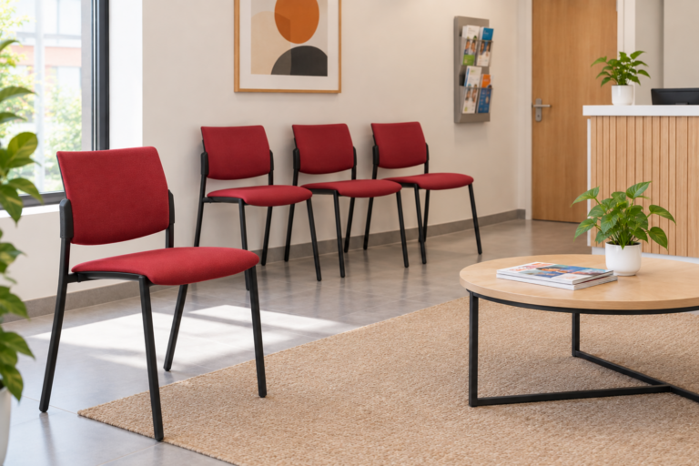 Chaise de reunion KAR Tissu (x66) — SIMMIS Made in France