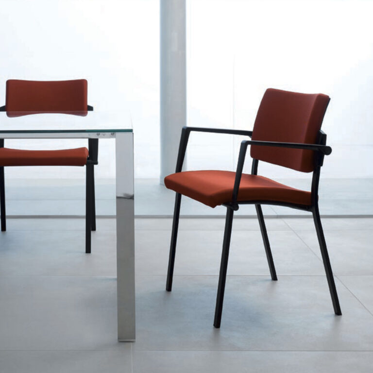 Chaise de reunion KAR Tissu (x66) — SIMMIS Made in France